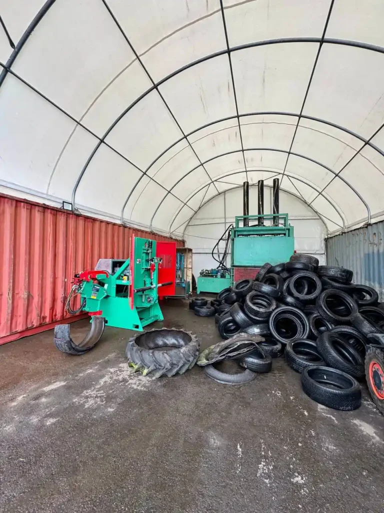 Tuck Tire Baler