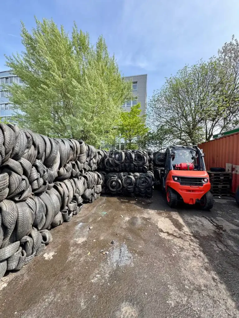 Used Tire Yard View